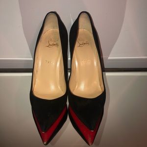 Christian Louboutin Black Suede heels